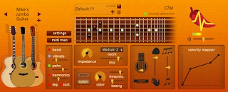May be an image of guitar and text that says "Mike's Jumbo Guitar Debut付 C7M απαή derection สสูธ nidimap nidi Tap bend Vibrete Med Medun2 "ោ soors paim Impedarce I mis ကာ harmonics weledtymappet TappeT veledity Mp. UA Rylon inharna color pwang"